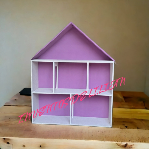 Imagen 2 de 9 de Casita De Muñecas Mdf Navidad Reyes