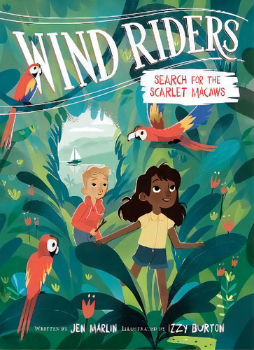 Wind Riders #2: Search For The Scarlet Macaws, De Jen Marlin. Editorial Harpercollins Publishers Inc, Tapa Blanda En Inglés