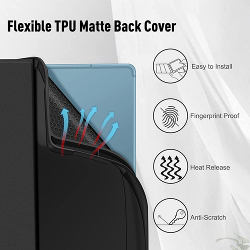 Galaxy Tab S6 Lite 2022 P613 P619 Funda Con Teclado Touchpad