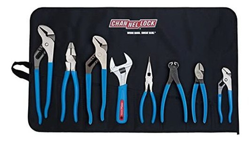 Channellock Tool Roll-8 8 Piece Alicates Rtcen