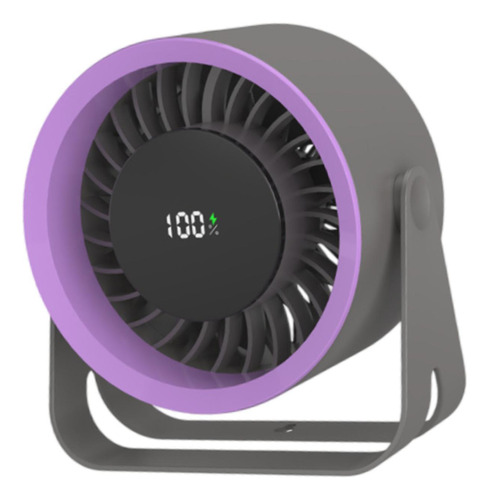 Ventilador De Escritorio Mini Portátil Portable Gris