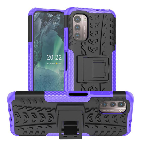 Carcasa Trasera Antigolpes De Doble Capa Para Nokia G21 Bump