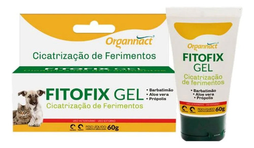 Pomada Cicatrizante Fitofix Gel Organnact 60g 