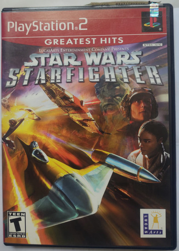 Star Wars Starfighter Original Playstation 2 Como Nuevo! (Usado)