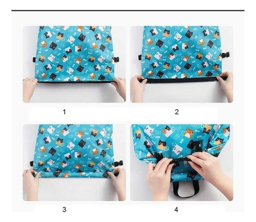 Mochila De Natación Para Niños Con Separación Húmeda Y Seca Color Caqui