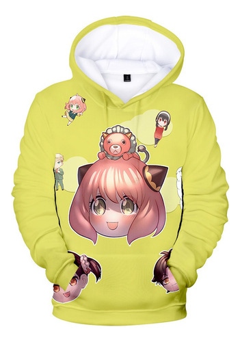 Db Sudadera Con Capucha Spy X Family Kawaii Forger Anya For Ni