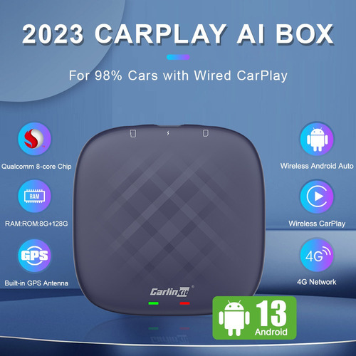 2024 Carlinkit Carplay Ai Box Adapter Android13.0 Youtube