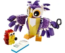 Comprar Set De Construccion Lego Creator 3en1 Criaturas Fantásticas Del Bosque 31125 175 Piezas En Caja.