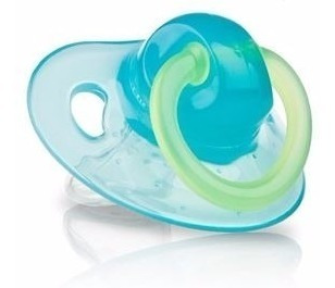 Imagen 4 de 7 de Chupete Ortodoncico Nuby Mini Brites Masajeador 0-6m O 6-12m