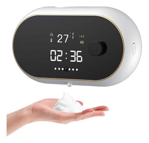 Dispenser De Jabon Inteligente Automatico Reloj S/ Contacto