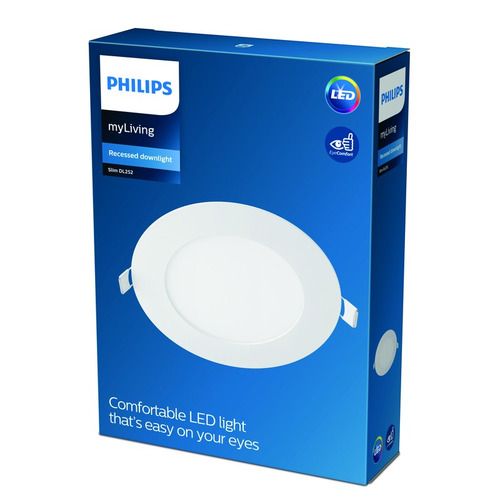 Foco Led Philips Dl252 Empotrado Luz Blanca Neutra De 18w