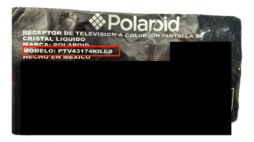 Tarjeta Main Polaroid Ptv43174kiled T.ms3458.u801 (Usado)
