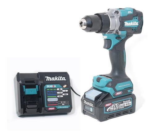 Taladro Atornillador Makita De 40v + Batería + Cargador 