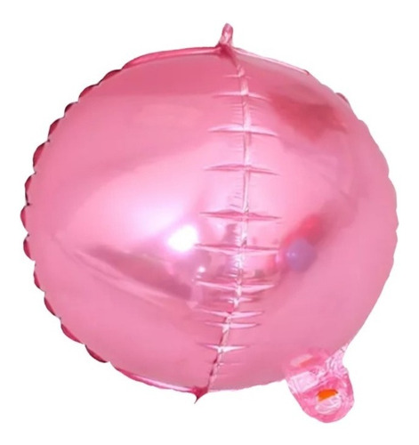 5 Globos Pelota Orbz Color Rosa Mini Deco