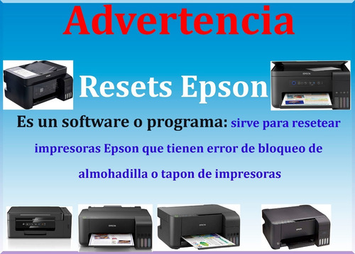 Reset Limitado Epson L380 L385 L485 Solución Almohadilla