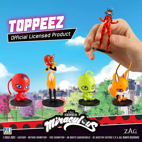 Miraculous Ladybug Pencil Toppers Adornos Lápiz Fox