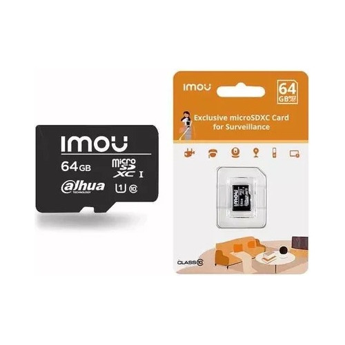 Tarjeta De Memoria Imou 64 Gb Micro Sd Ideal Camaras