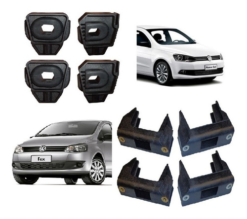 Kit Completo Soportes Radiador Vw Fox Gol Trend Suran Voyage