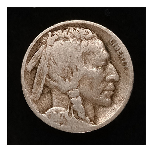 Estados Unidos 5 Cents 1917 Bueno Km 134
