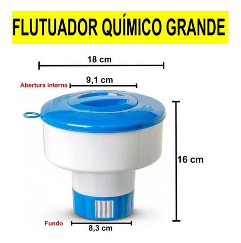 Piscina 5000l+ Capa, Forro + 4 Pastilhas+ Peneira+ Flutuador