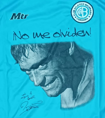 Camiseta Belgrano De Córdoba Rodrigo Marca Mitre, Talle S (Usado)