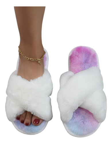 Pantuflas Shein De Dormitorio Con Tira Cruzada / De Mujer