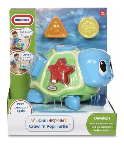 Little Tikes Tortugas C/encastre Color Celeste