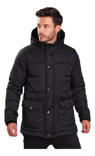 Chaqueta Hombre Acolchada Impermeable Invierno Abrigo Moda