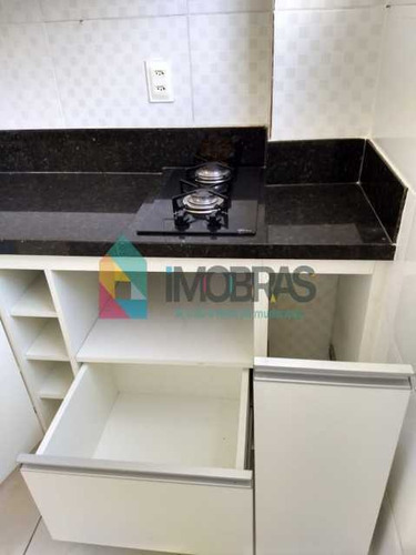 Imagem 9 de 15 de Luxuoso Apartamento Sala-quarto No Riachuelo, Com Infra, Varanda E Vaga Na Escritura. - Boap10498