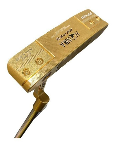 Pp-101 Golf Club 4 Star Golden Putter Para Hombre