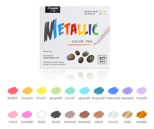 Caneta De Assinatura De Ponta Dura Colorida De 1 Ml, Caneta