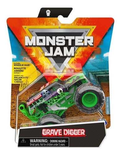 Monster Jam Grave Digger Mini Vehículo Escala 1:64 6060871