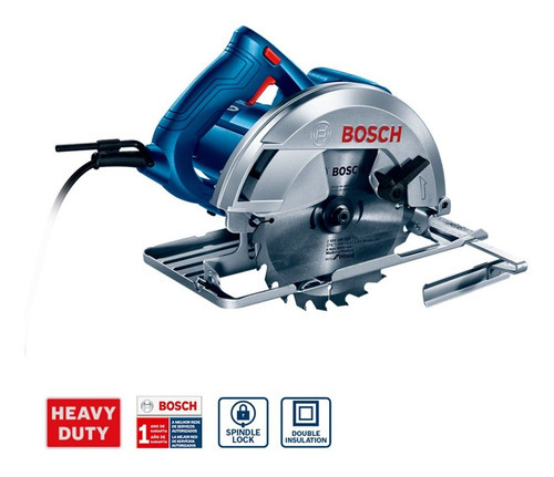Imagen 3 de 7 de Sierra circular eléctrica Bosch Professional GKS 150 184mm 1500W azul 220V