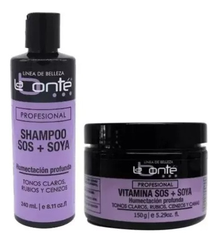 Labonté Kit Rubios Shampoo Sos 240ml& Vitamina Sos150g +soya