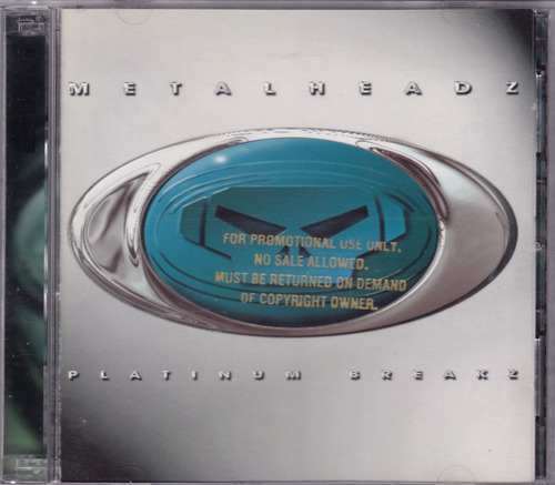 Metalheadz - Platinum Breakz Cd Original Drum And Bass