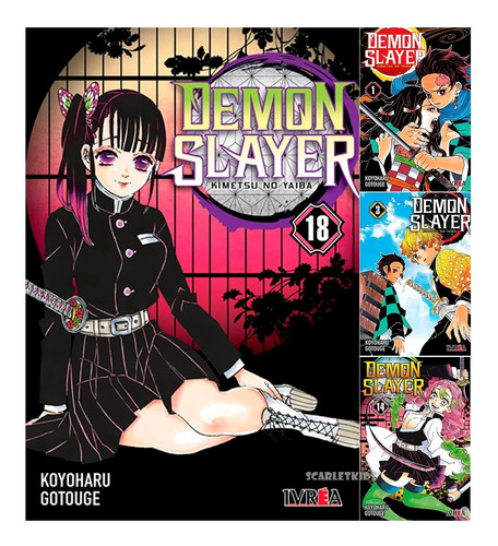 Manga Demon Slayer Kimetsu No Yaiba 18 Ivrea Scarlet Kids