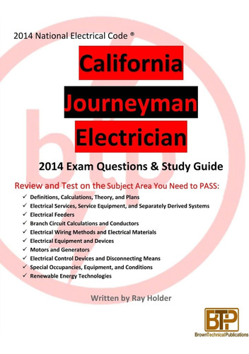 Libro: California 2014 Journeyman Electrician Study Guide