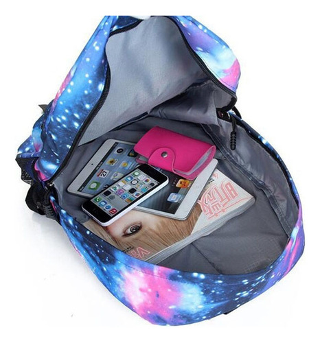 My Hero Academia Mochila Estudiante + Luz 3d