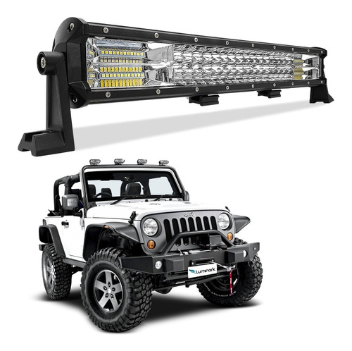 Farol Barra Led 288w Alcance 700m Milha Sl Offroad 