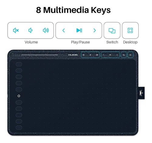 Huion Hs611 Tableta De Dibujo Gráfico Android Soportado P...
