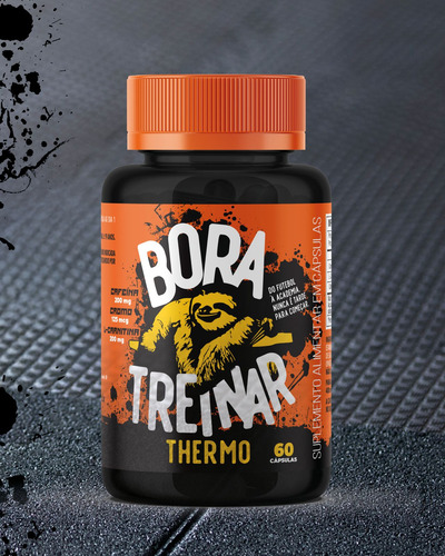 Kit Creatina 3000mg + Termogênico: Mais Força Bora Treinar