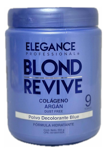 Polvo Decolorante Blue Blond Revive Elegance 500gr