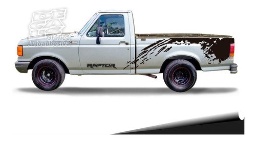 Calco Ford F100 1992 / 1996 Raptor Juego Con Portón