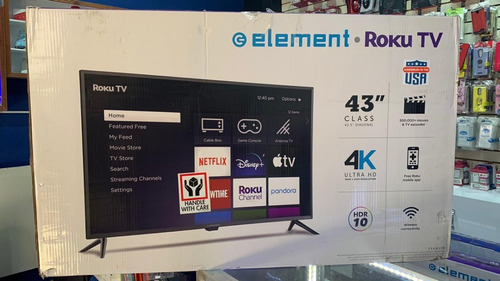 Imagen 1 de 1 de Smart Tv Element 4k Ultra Hd 55 Pulgadas