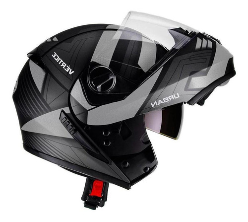 Capacete Peels Urban Vertice Preto Fosco/prata