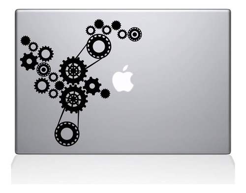 Steampunk Gears Compatible Con Macbook Calcomanía De Vinilo