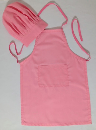 Oferta 2 Mini Chef (mandil Y Gorro) Tallas 4-6-8-10-12-14-16
