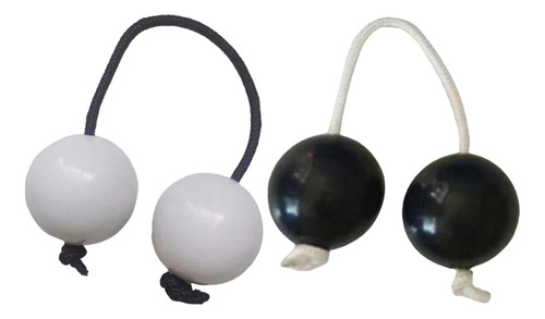 2x African Shaker Sonajero Percusión Pelota Rítmica Doble