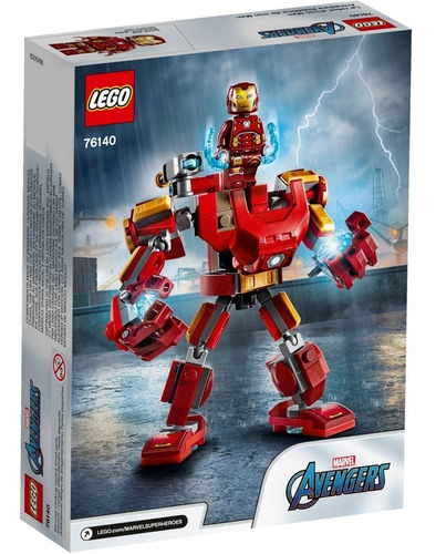 Imagen 2 de 6 de Lego Super Heroes - Armadura Robótica De Iron Man (76140)