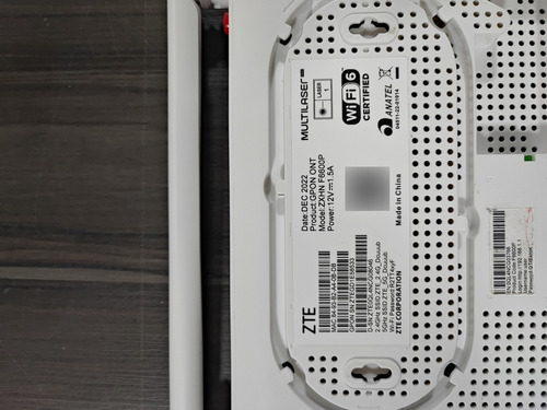 10pcs Modem Roteador Gpon Ont Zte F6600 Wi-fi 6 Usadas Nf